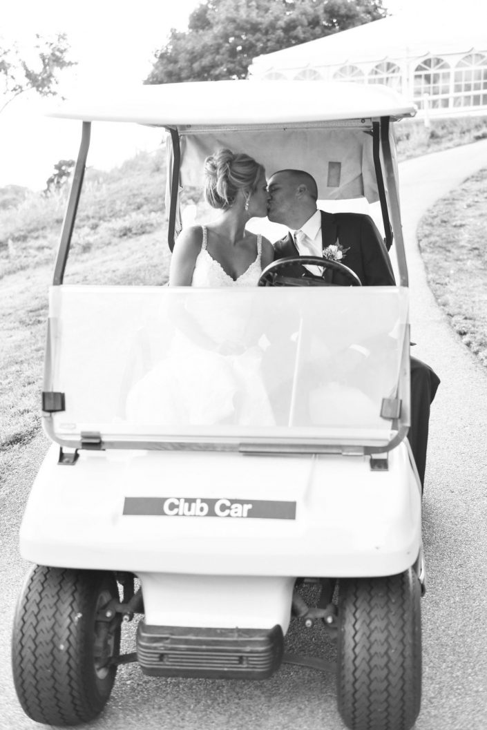Raffaels wedding golf cart